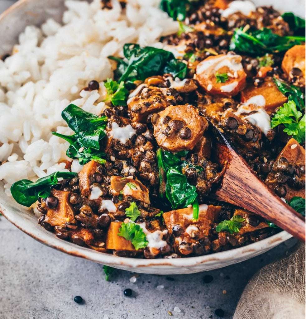 Vegan Beluga Lentil Curry