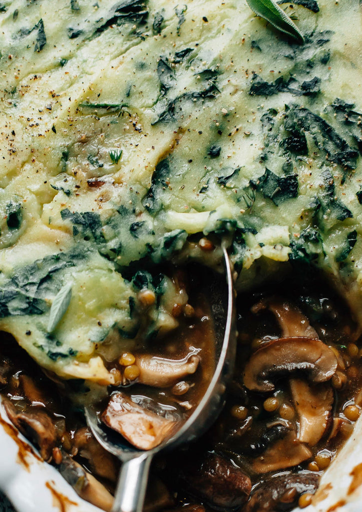 Mushroom Lentil Shepherd’s Pie